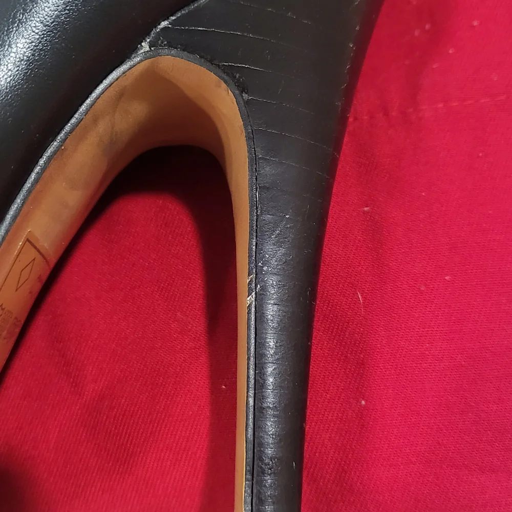 Aldo Knee High Stiletto Leather Boots - Picture 6 of 15